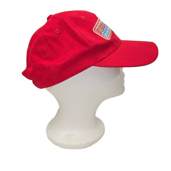 Bubba Gump Shrimp Co Red Adjustable Baseball Cap Embroidered Logo Adult Unisex - Picture 7 of 8